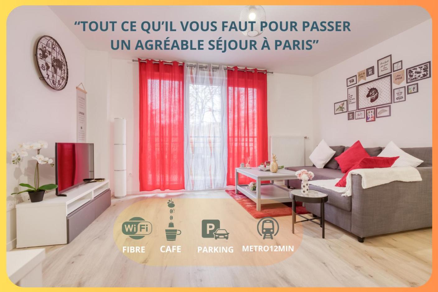 Luxueux Paris - Bagnolet - Les Lilas-Parking Gratuit 외부 사진